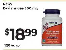 Lifethyme NOW D-Mannose 500 mg offer