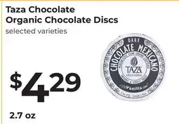 Lifethyme Taza Chocolate Organic Chocolate Discs offer