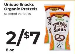 Lifethyme Unique Snacks Organic Pretzels offer