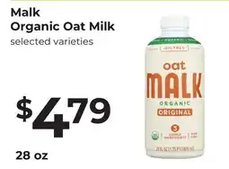 Lifethyme Malk Organic Oat Milk offer