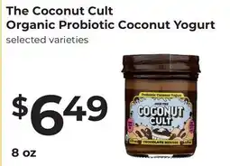 Lifethyme The Coconut Cult Organic Probiotic Coconut Yogurt offer