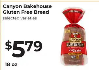 Lifethyme Canyon Bakehouse Gluten Free Bread offer
