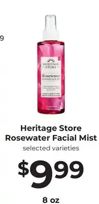 Lifethyme Heritage Store Rosewater Facial Mist offer