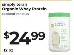 Lifethyme simply tera's Organic Whey Protein offer