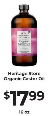 Lifethyme Heritage Store Organic Castor Oil offer