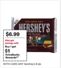CVS ANY Hershey's offer