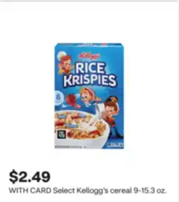 CVS Select Kellogg's cereal offer