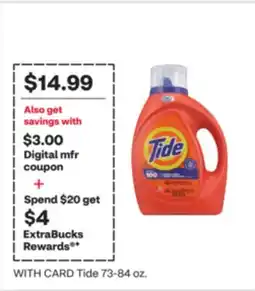 CVS Tide 73-84 oz offer