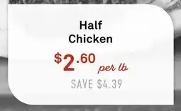 Standard Market Half Chicken offer