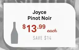 Standard Market Joyce Pinot Noir offer