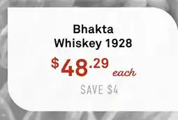Standard Market Bhakta Whiskey 1928 offer