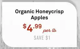 Standard Market Organic Honeycrisp Apples offer