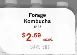 Standard Market Forage Kombucha offer