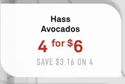 Standard Market Hass Avocados offer