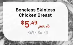 Standard Market Boneless Skinless Chicken Breast offer