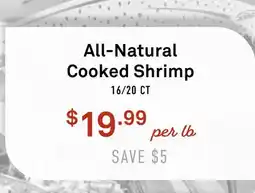 Standard Market All-Natural Cooked Shrimp offer