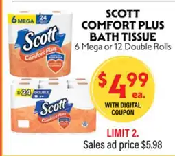 La Chiquita Food Market SCOTT COMFORT PLUS BATH TISSUE offer
