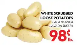 La Chiquita Food Market WHITE SCRUBBED LOOSE POTATOES offer