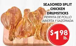 La Chiquita Food Market SEASONED SPLIT CHICKEN DRUMSTICKS offer