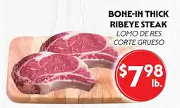 La Chiquita Food Market BONE-IN THICK RIBEYE STEAK offer