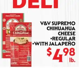 La Chiquita Food Market V&V SUPREMO CHIHUAHUA CHEESE offer
