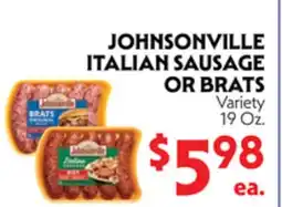 La Chiquita Food Market JOHNSONVILLE ITALIAN SAUSAGE OR BRATS offer