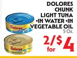 La Chiquita Food Market DOLORES CHUNK LIGHT TUNA offer