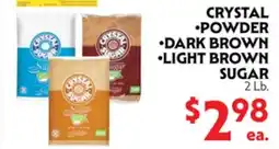 La Chiquita Food Market CRYSTAL POWDER • DARK BROWN • LIGHT BROWN SUGAR offer