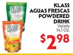 La Chiquita Food Market KLASS AGUAS FRESCAS POWDERED DRINK offer