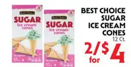 La Chiquita Food Market BEST CHOICE SUGAR ICE CREAM CONES offer