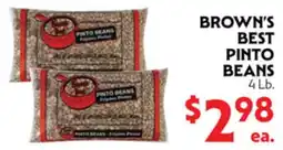 La Chiquita Food Market BROWN'S BEST PINTO BEANS offer