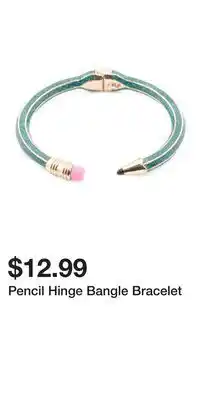 TJ Maxx Pencil Hinge Bangle Bracelet offer