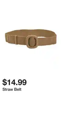 TJ Maxx Straw Belt offer