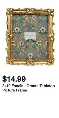 TJ Maxx 8x10 Fanciful Ornate Tabletop Picture Frame offer