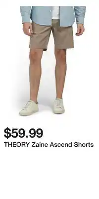TJ Maxx THEORY Zaine Ascend Shorts offer