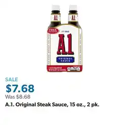 Sam's Club A.1. Original Steak Sauce, 15 oz., 2 pk offer