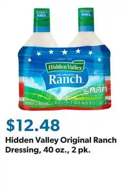 Sam's Club Hidden Valley Original Ranch Dressing, 40 oz., 2 pk offer