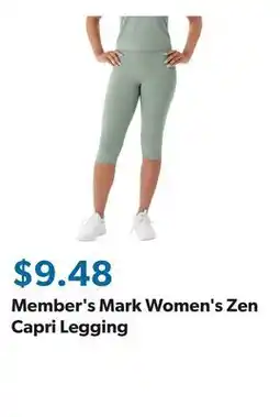 Sam's Club Member's Mark Women's Zen Capri Legging offer