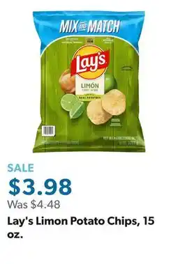 Sam's Club Lay's Limon Potato Chips, 15 oz offer