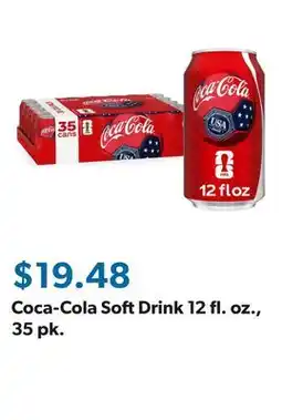 Sam's Club Coca-Cola Soft Drink 12 fl. oz., 35 pk offer