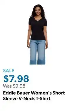 Sam's Club Eddie Bauer Women's Short Sleeve V-Neck T-Shirt offer