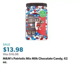 Sam's Club M&M's Patriotic Mix Milk Chocolate Candy, 62 oz offer