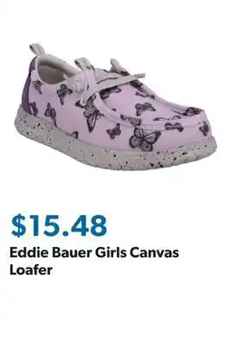 Sam's Club Eddie Bauer Girls Canvas Loafer offer