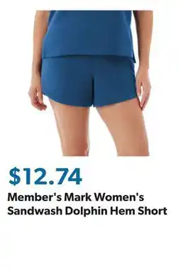 Sam's Club Member's Mark Women's Sandwash Dolphin Hem Short offer