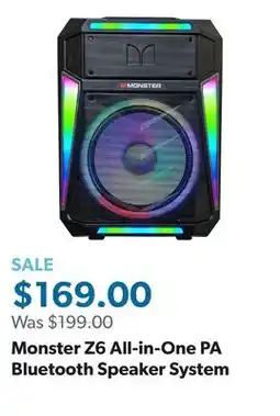 Sam's Club Monster Z6 All-in-One PA Bluetooth Speaker System offer