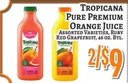 Trade Fair Supermarket TROPICANA PURE PREMIUM Orange Juice offer