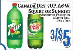 Trade Fair Supermarket CANADA DRY, 7UP, A&W, SQUIRT OR SUNKIST offer