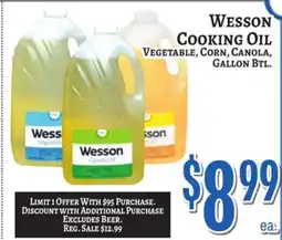 Trade Fair Supermarket Wesson Cooking Oil offer
