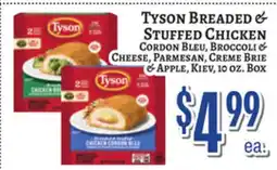 Trade Fair Supermarket Tyson Breaded & Stuffed Chicken offer