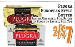 Trade Fair Supermarket PLUGRA EUROPEAN STYLE BUTTER offer